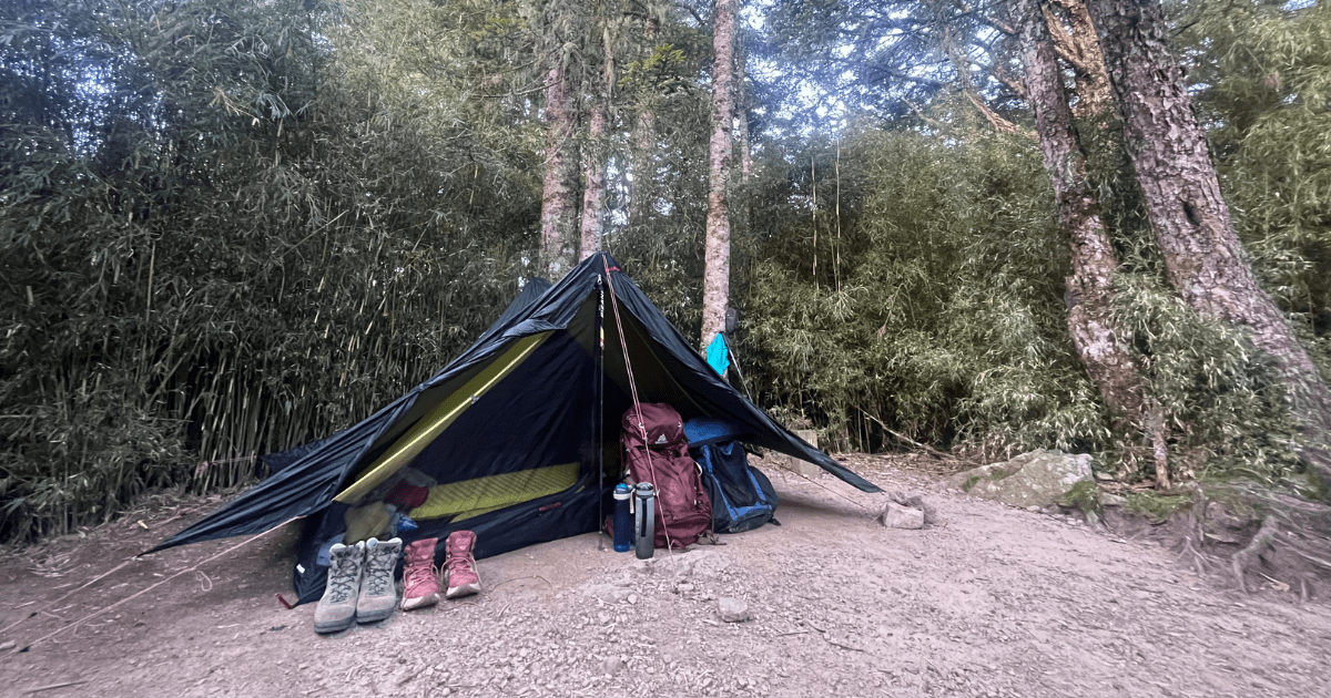 09三叉營地搭帳篷